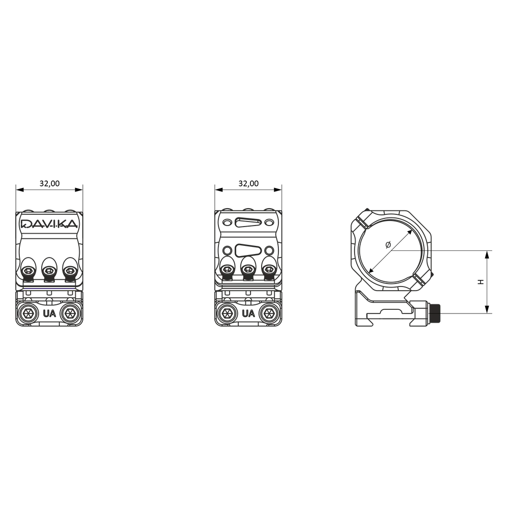 30 mm kiikaritähtäimen renkaat | Picatinny-kisko