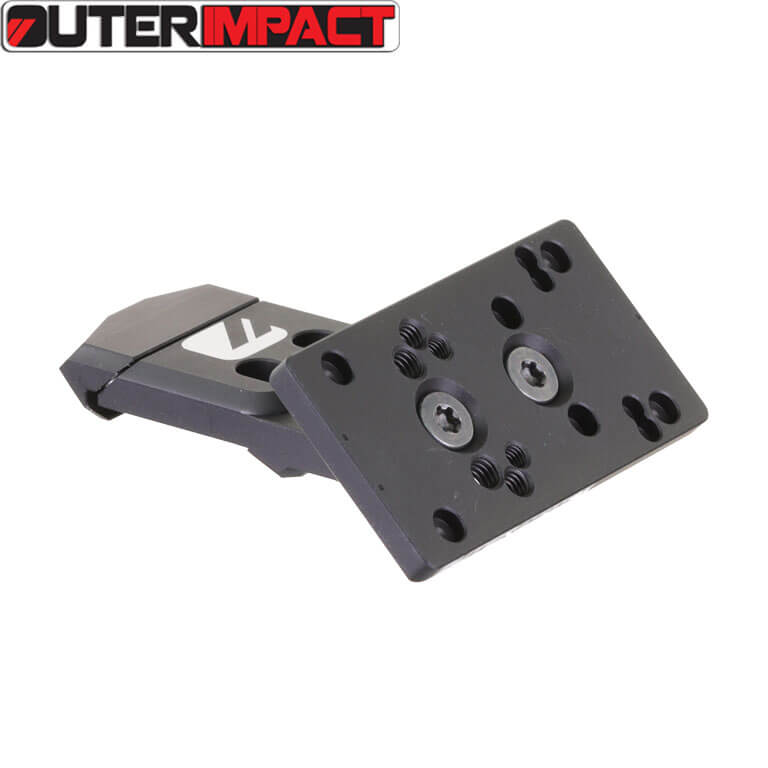 CZ Scorpion, CZ Bren 2 offset punapistetähtäinkiinnike 45° | MRA footprint