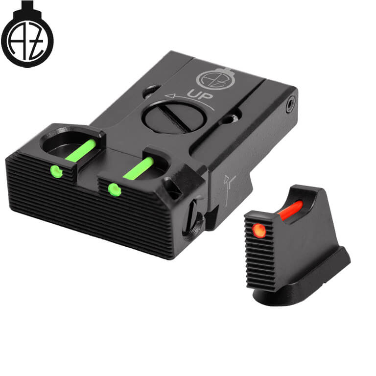 CZ 75B, CZ P-01, CZ 75 SP-01 säädettävät rautähtäimet | kuituoptinen B