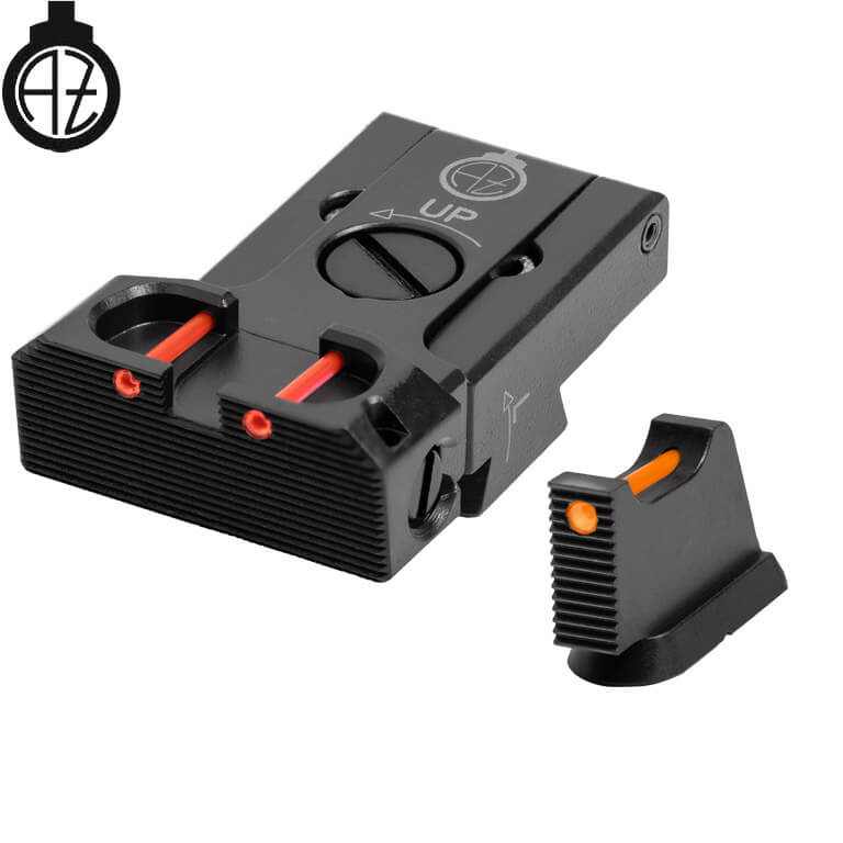 CZ 75B, CZ P-01, CZ 75 SP-01 säädettävät rautähtäimet | kuituoptinen B