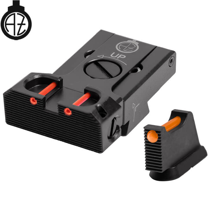 CZ 75B, CZ P-01, CZ 75 SP-01 säädettävät rautähtäimet | kuituoptinen B