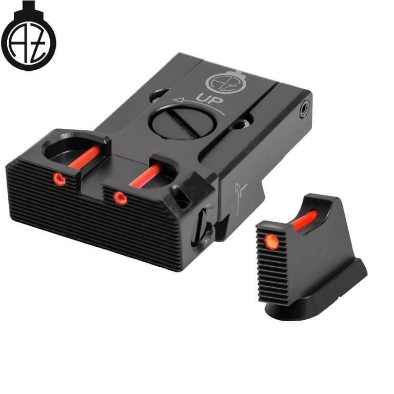 CZ 75B, CZ P-01, CZ 75 SP-01 säädettävät rautähtäimet | kuituoptinen B