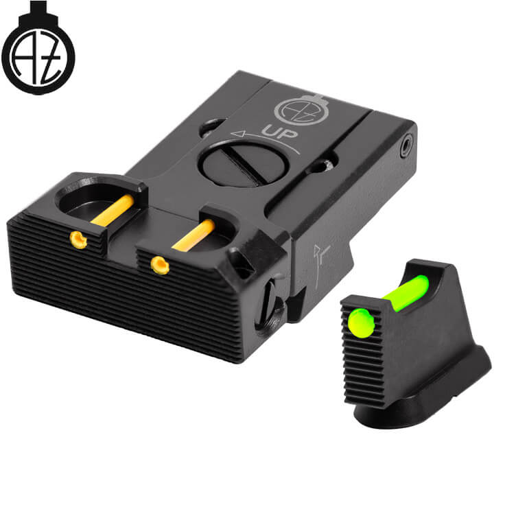 CZ 75B, CZ P-01, CZ 75 SP-01 säädettävät rautähtäimet | kuituoptinen B