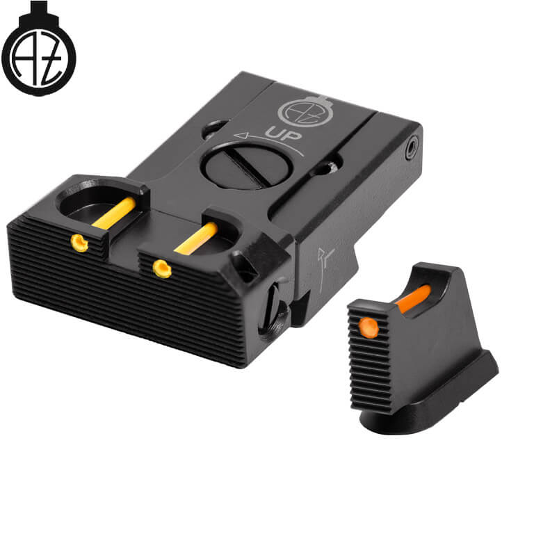 CZ 75B, CZ P-01, CZ 75 SP-01 säädettävät rautähtäimet | kuituoptinen B