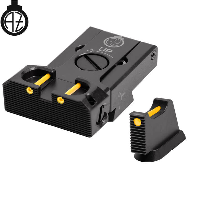 CZ 75B, CZ P-01, CZ 75 SP-01 säädettävät rautähtäimet | kuituoptinen B