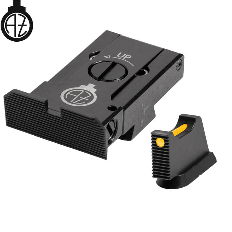 CZ 75B, CZ P-01, CZ 75 SP-01 säädettävät rautähtäimet | kuituoptinen A