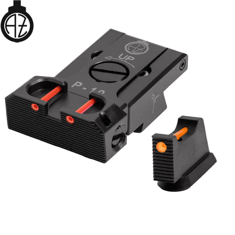 CZ P-10 säädettävät rautähtäimet | kuituoptinen B