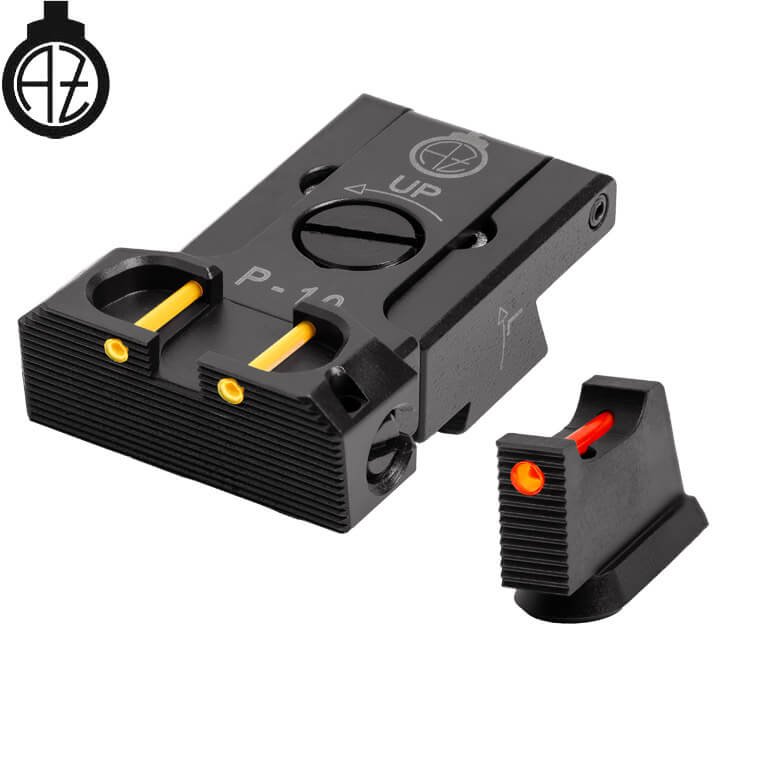 CZ P-10 säädettävät rautähtäimet | kuituoptinen B