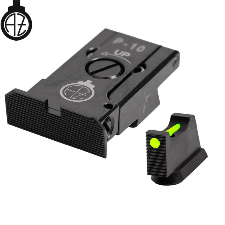CZ P-10 säädettävät rautähtäimet | kuituoptinen A