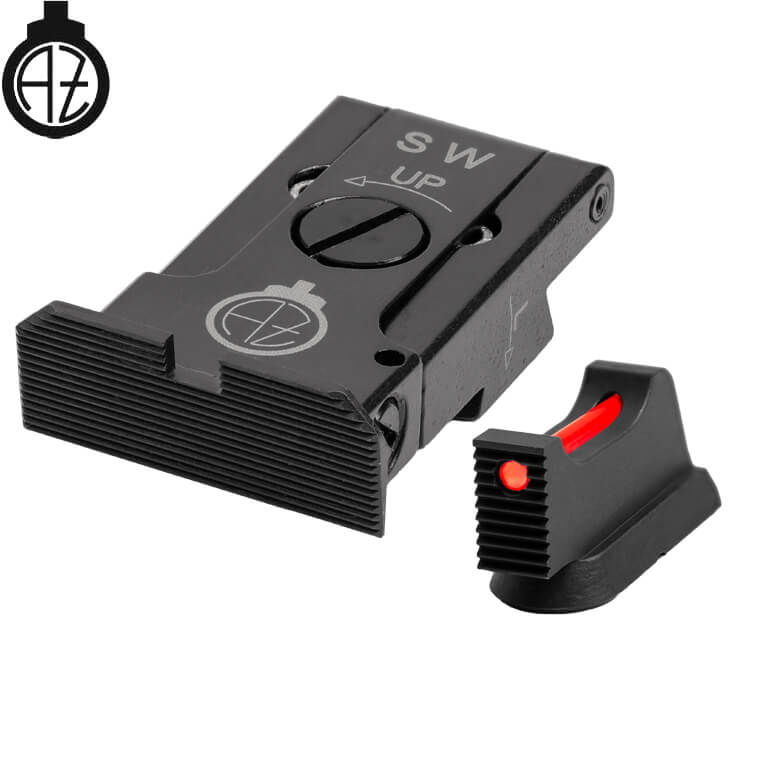 CZ Shadow 2, CZ 75 SP-01 Shadow säädettävät rautähtäimet | kuituoptiikka A