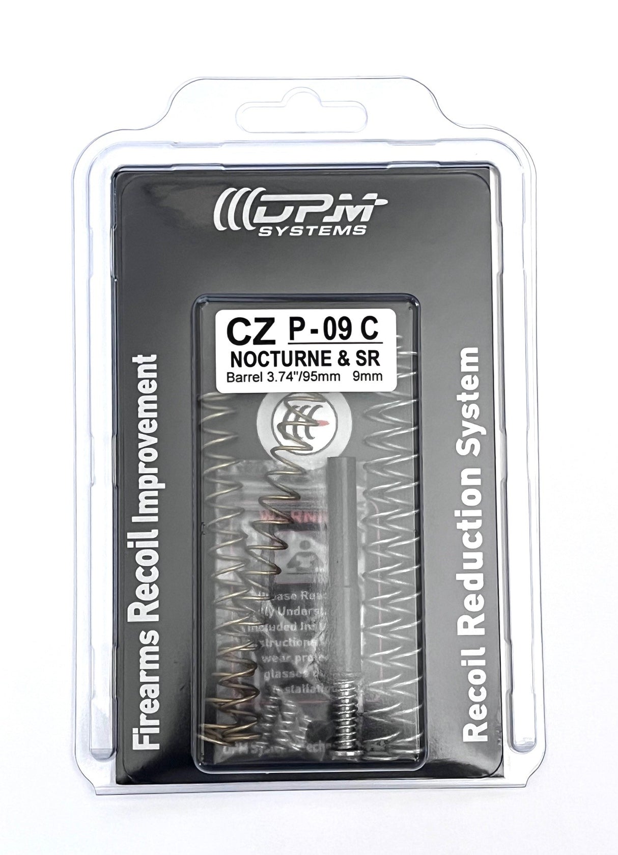 CZ P-09C Nocturne rekyylinvaimennusjärjestelmä DPM