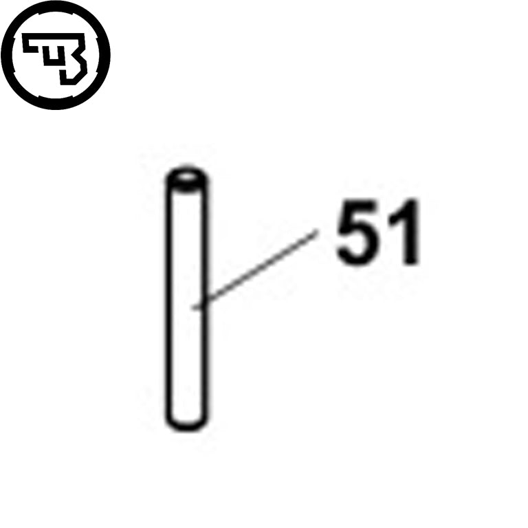 CZ Shadow 2, CZ 75B, CZ 75 SP-01 Shadow, CZ P-07 & P-09 ulosvetäjän tappi | osa #51