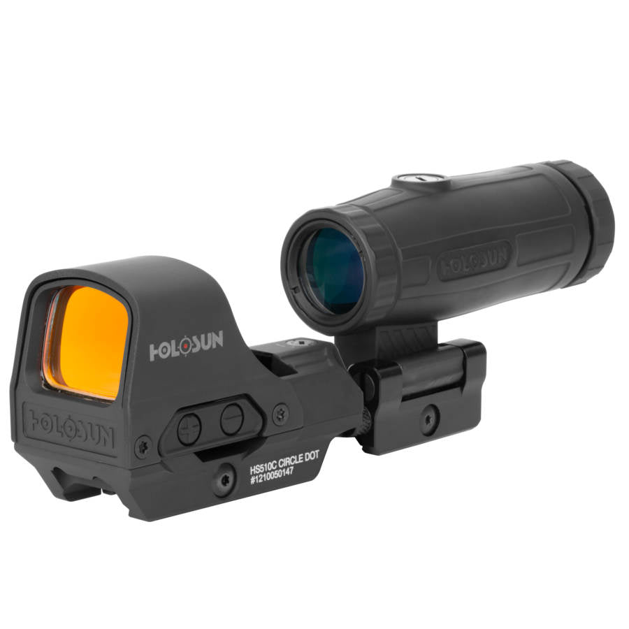 Holosun 510C + HM3X suurennuslinssi Holosun