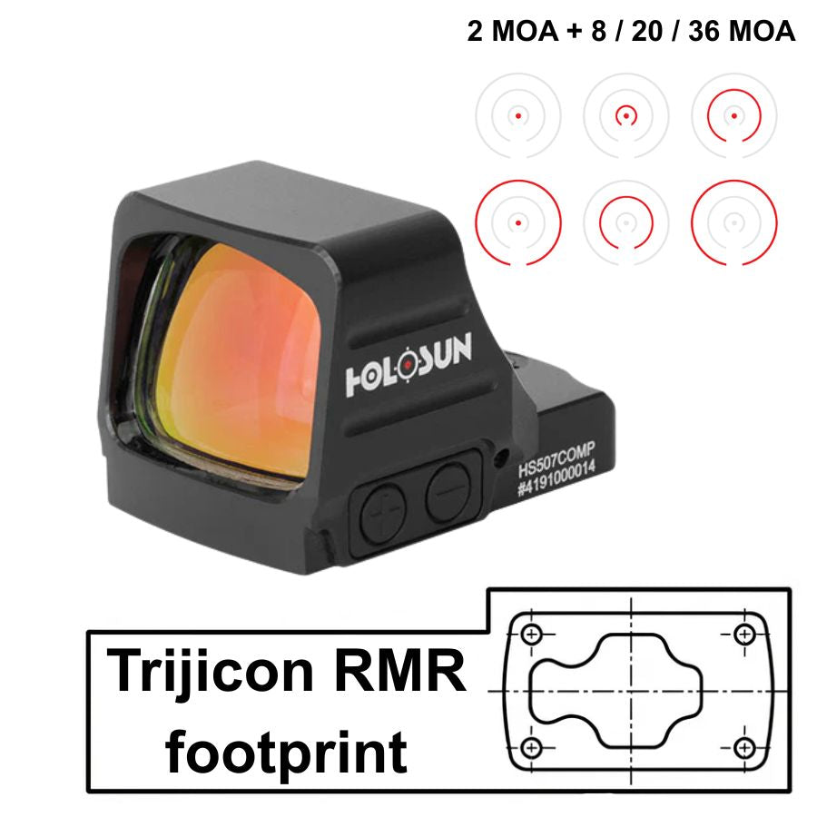 Holosun 507 Comp punapistetähtäin