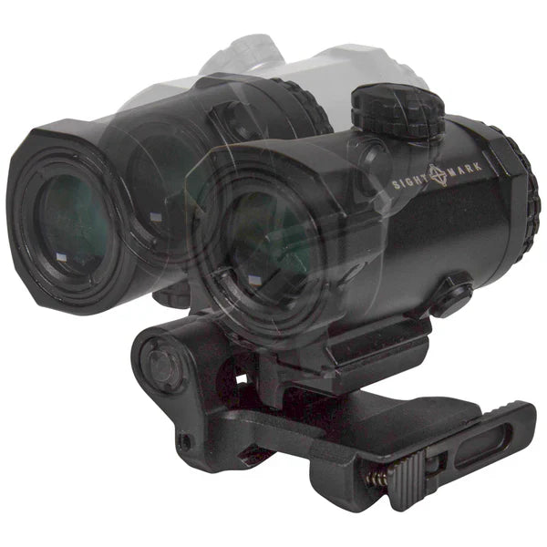 Sightmark XTM-3 3xSuurennin punapistetähtäinkiinnikkeellä LQD flip to side