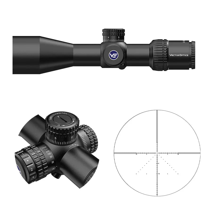 Vector Optics Veyron 10x44 SFP kompakti kiikaritähtäin Vector Optics