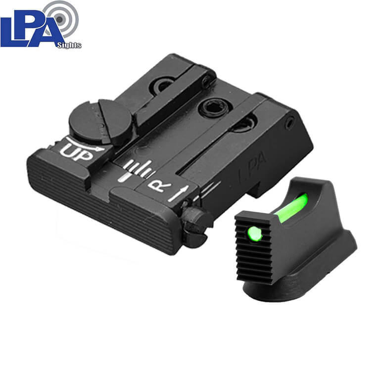 CZ Kadet adjustable LPA sight set with fiber optics