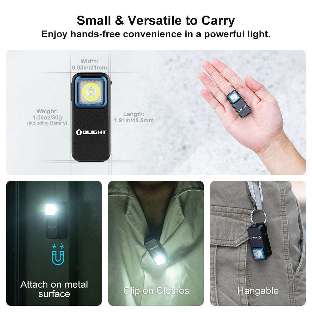 Olight Oclip | ladattava EDC-klipsivalaisin | 300 lm