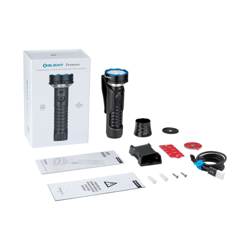 Olight Prowess | valaisin kaksisuuntaisella valaistuksella | 5.000 lm