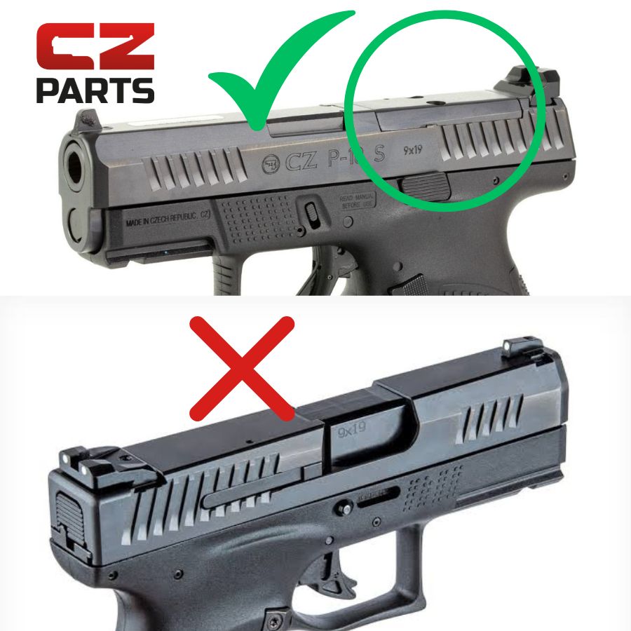 CZ P-10 OR adapterilevy | Docter footprint