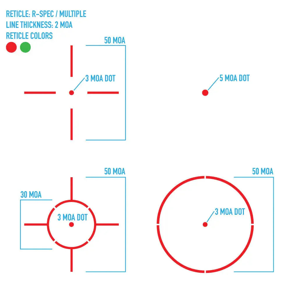 Sightmark Ultra Shot R-Spec Reflex Sight punapistetähtäin Sightmark