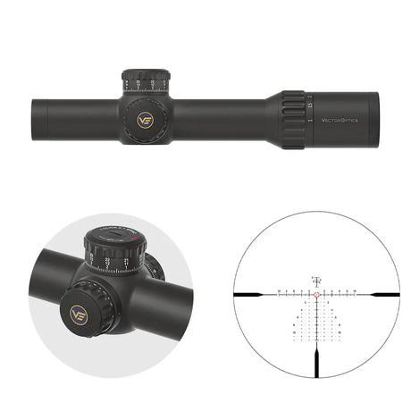 Riflescopes with 34 mm diameter