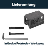 Picatinny punapistetähtäinkiinnike korottajalla [32 mm] | C-More RTS footprint 