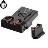 CZ 75B, CZ P-01, CZ 75 SP-01 säädettävät rautähtäimet | kuituoptinen B 
