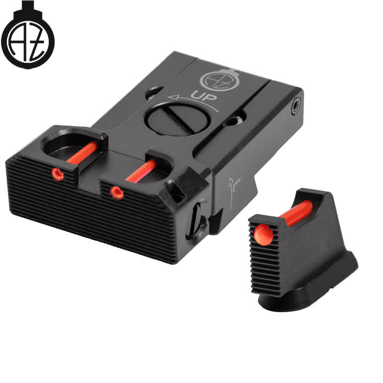 CZ 75B, CZ P-01, CZ 75 SP-01 säädettävät rautähtäimet | kuituoptinen B 