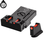 CZ 75B, CZ P-01, CZ 75 SP-01 säädettävät rautähtäimet | kuituoptinen B 