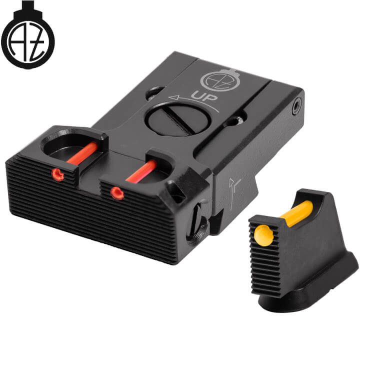 CZ 75B, CZ P-01, CZ 75 SP-01 säädettävät rautähtäimet | kuituoptinen B 