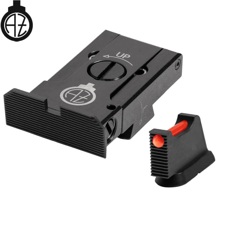 CZ 75B, CZ P-01, CZ 75 SP-01 säädettävät rautähtäimet | kuituoptinen A 