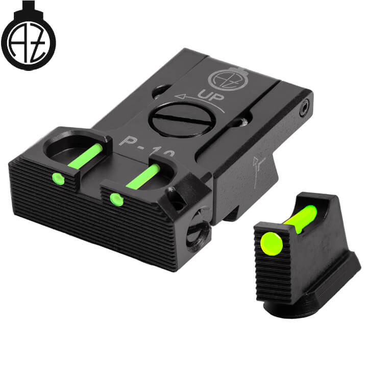 CZ P-10 säädettävät rautähtäimet | kuituoptinen B 