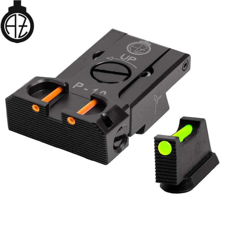 CZ P-10 säädettävät rautähtäimet | kuituoptinen B 