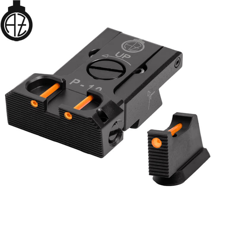 CZ P-10 säädettävät rautähtäimet | kuituoptinen B 