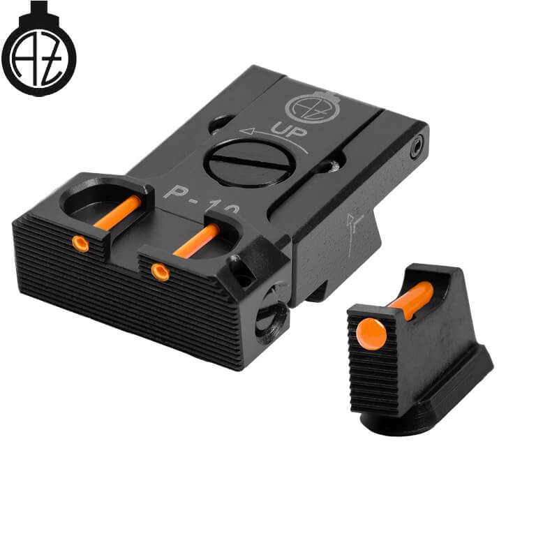CZ P-10 säädettävät rautähtäimet | kuituoptinen B 