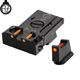 CZ P-10 säädettävät rautähtäimet | kuituoptinen B 