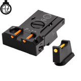 CZ P-10 säädettävät rautähtäimet | kuituoptinen B 