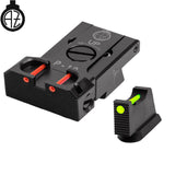 CZ P-10 säädettävät rautähtäimet | kuituoptinen B 