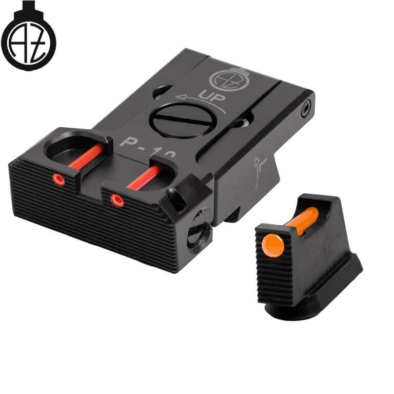 CZ P-10 säädettävät rautähtäimet | kuituoptinen B 