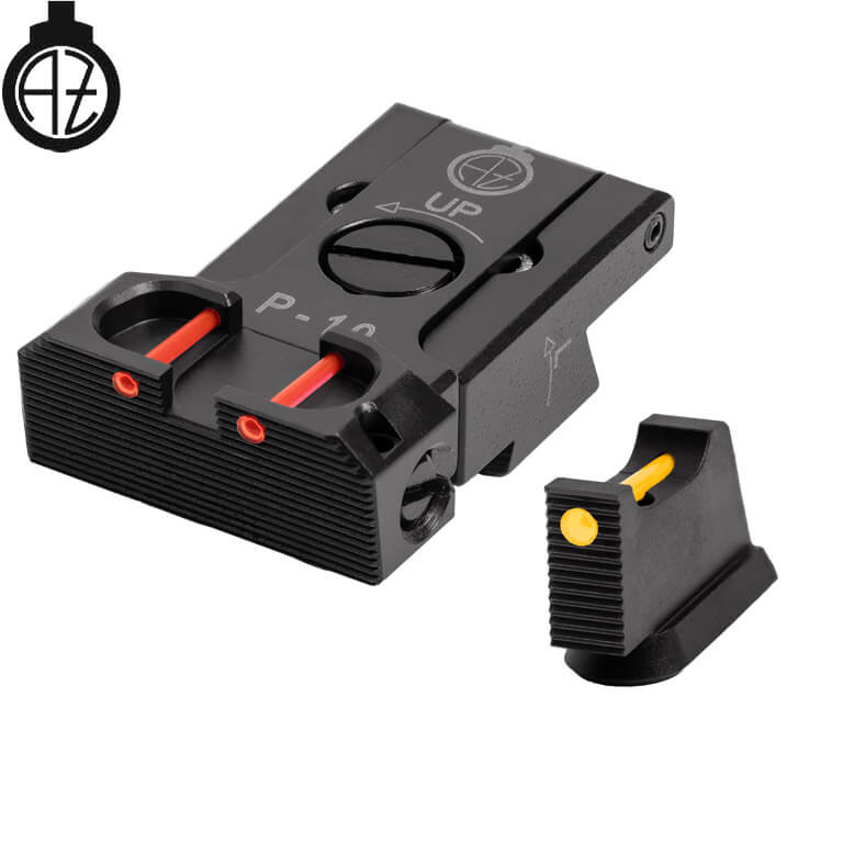 CZ P-10 säädettävät rautähtäimet | kuituoptinen B 