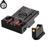 CZ P-10 säädettävät rautähtäimet | kuituoptinen B 