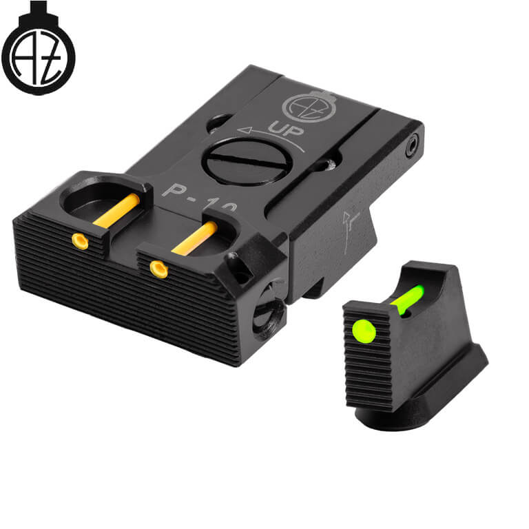 CZ P-10 säädettävät rautähtäimet | kuituoptinen B 