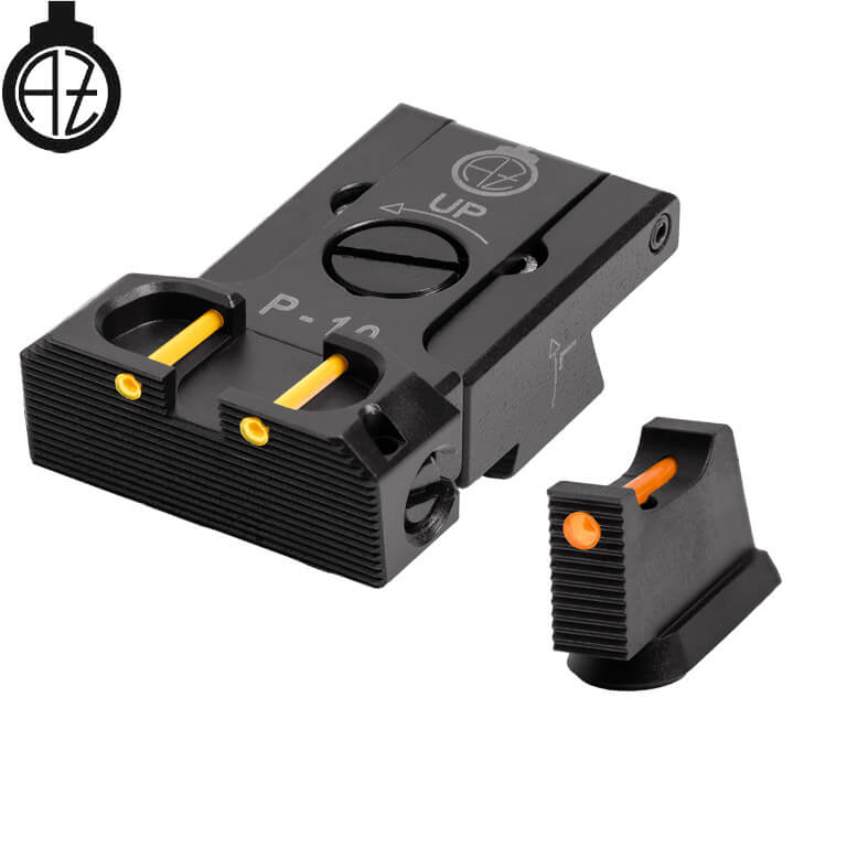 CZ P-10 säädettävät rautähtäimet | kuituoptinen B 
