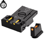 CZ P-10 säädettävät rautähtäimet | kuituoptinen B 