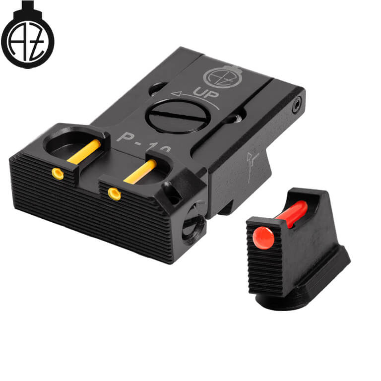 CZ P-10 säädettävät rautähtäimet | kuituoptinen B 