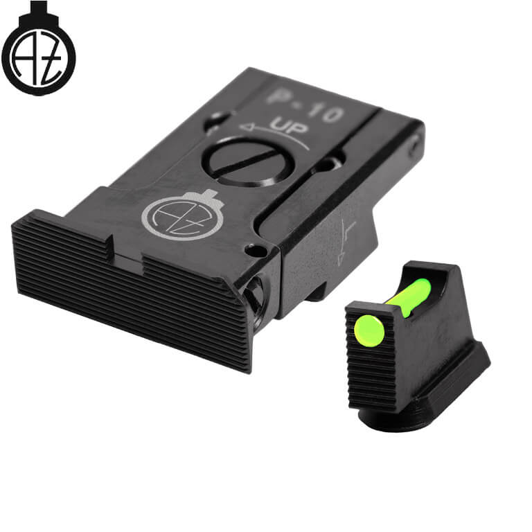 CZ P-10 säädettävät rautähtäimet | kuituoptinen A 