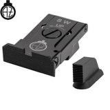 CZ Shadow 2, CZ 75 SP-01 Shadow säädettävät rautähtäimet | uritettu 