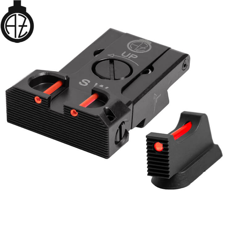 CZ Shadow 2, CZ 75 SP-01 Shadow säädettävät rautähtäimet | kuituoptinen B 