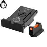 CZ Shadow 2, CZ 75 SP-01 Shadow säädettävät rautähtäimet | kuituoptiikka A 
